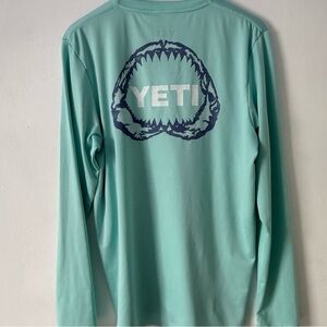 YETI Aqua Long Sleeve Shirt with Logo